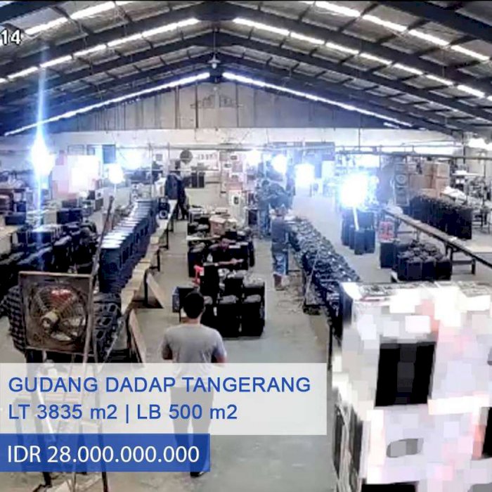 Dijual Cepat !!! Gudang di Jl Raya Perancis Tangerang, Banten