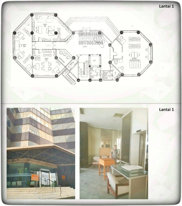 Di Jual Gedung Dibawah NJOP Jl. Buncit Raya, 6 Lantai