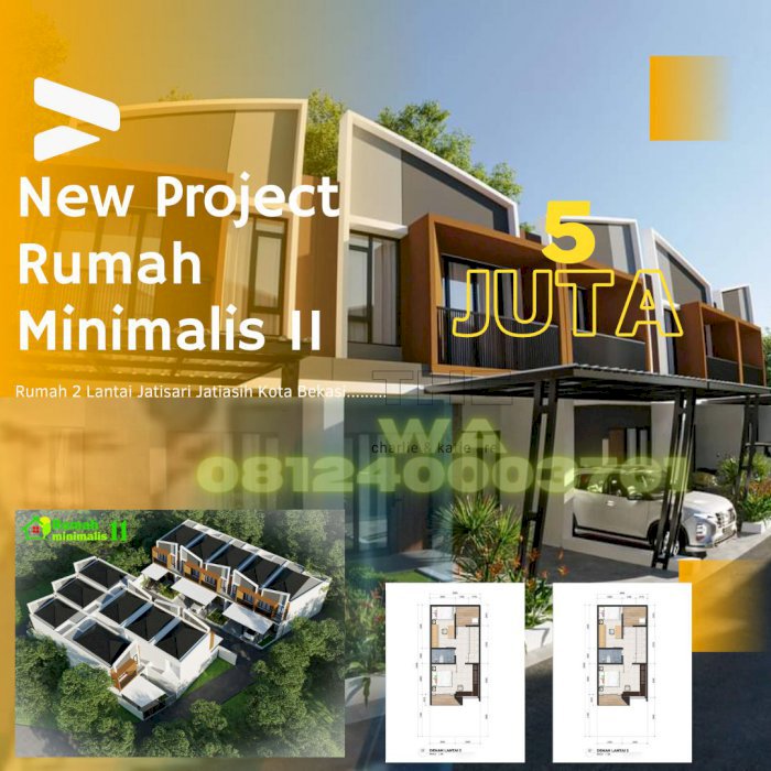 Rumah 2 Lantai Jatiasih Bebas Banjir