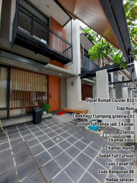 Rumah fleekhauz BSD full funish siap huni