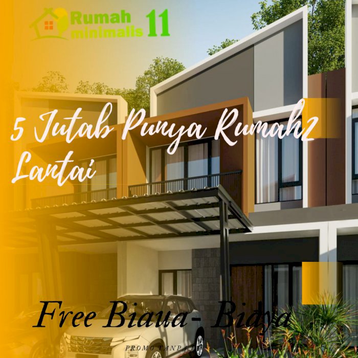 Rumah 2 Lantai Jatiasih Tanpa Dp free biaya-biaya