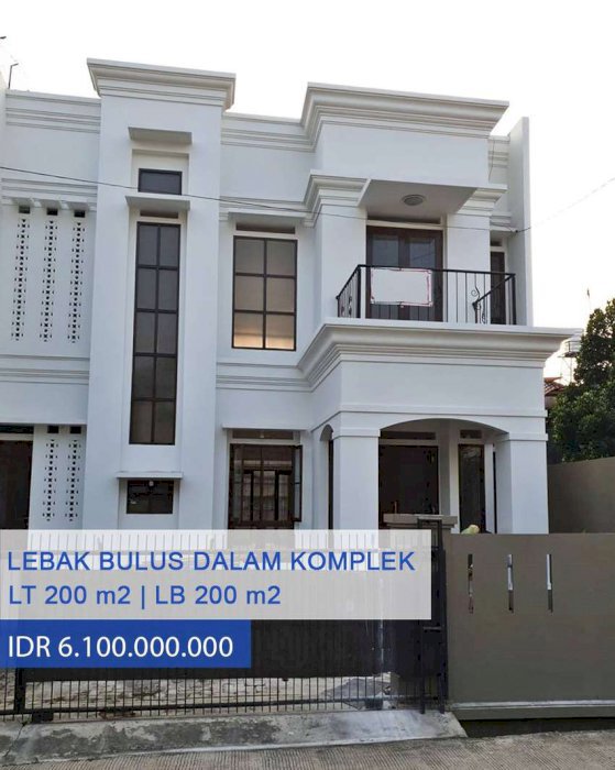Rumah Mewah di Komplek Lebak Lestari, Lebak Bulus, Jakarta Selatan