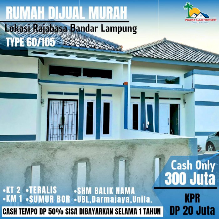 Rumah komersil dijual lokasi di raja basa raya