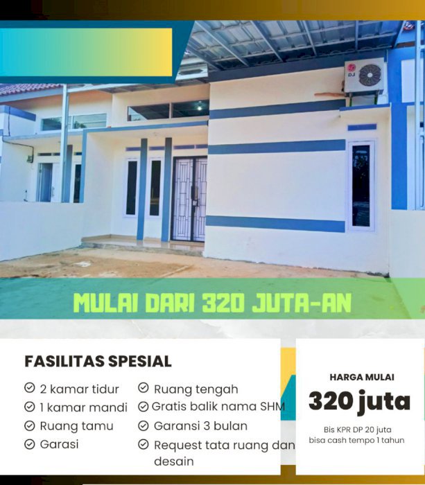 Dijual perumahan murah bandar Lampung