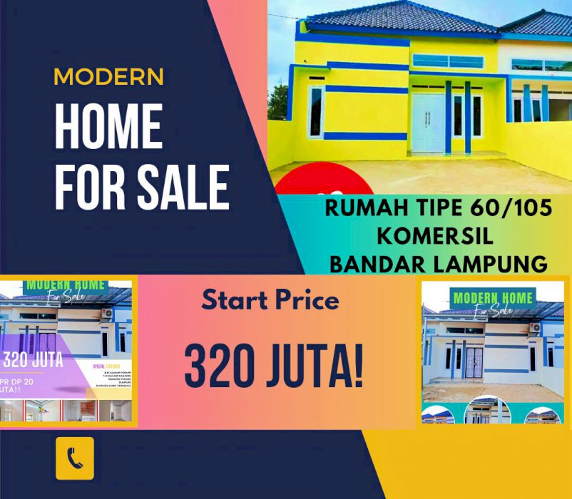 Rumah murah di Lampung  strategis