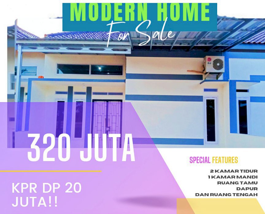 Perumahan cluster dijual