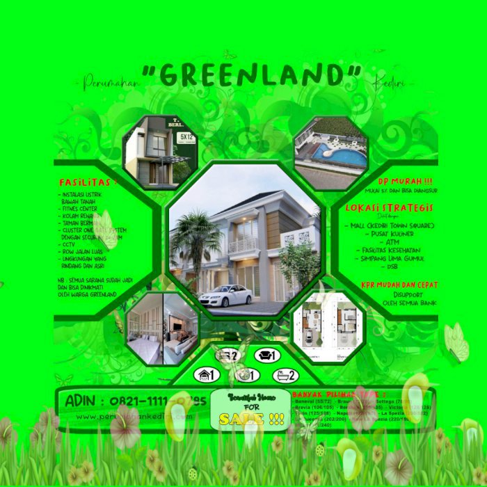 Daftar Harga Perumahan Greenland Kediri