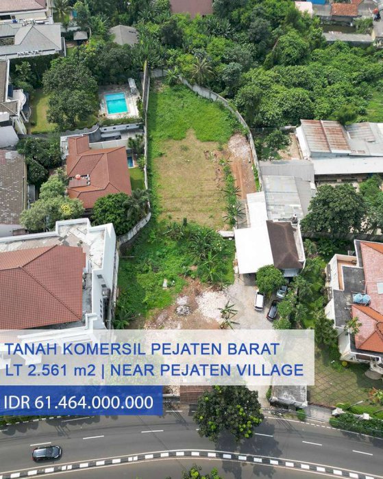 Dijual Tanah Langka di Jl. Pejaten Barat Raya, Jakarta Selatan