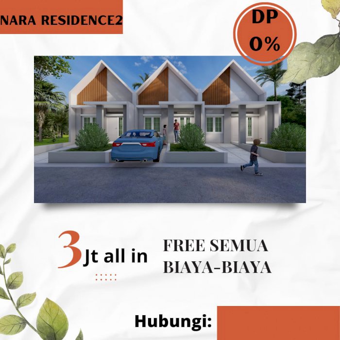 Rumah modal 5 juta sudah bisa miliki unit nya