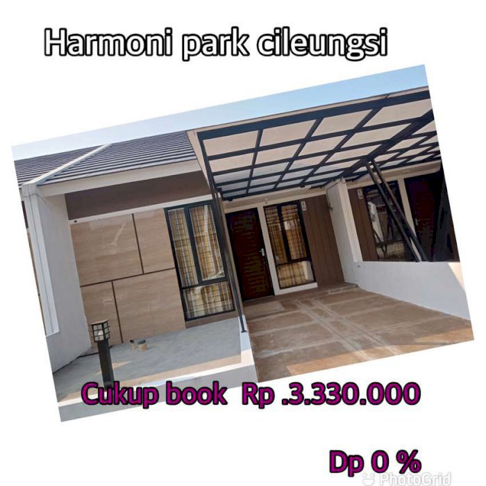 Rumah dp murah cluster Harmoni Park cileungsi