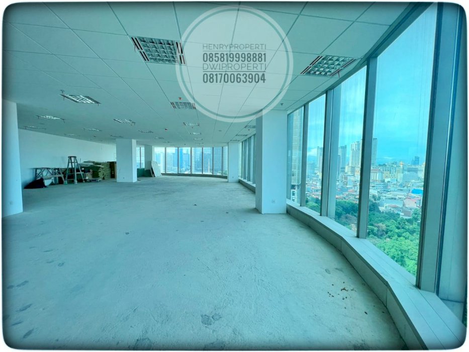 Disewa Kantor di Lippo Thamrin Jakarta Pusat Top Floor City View
