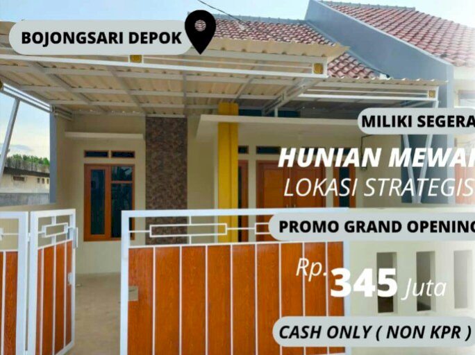 DI JUAL RUMAH MURAH  IDAMAN KELUARGA SAWANGAN DEPOK