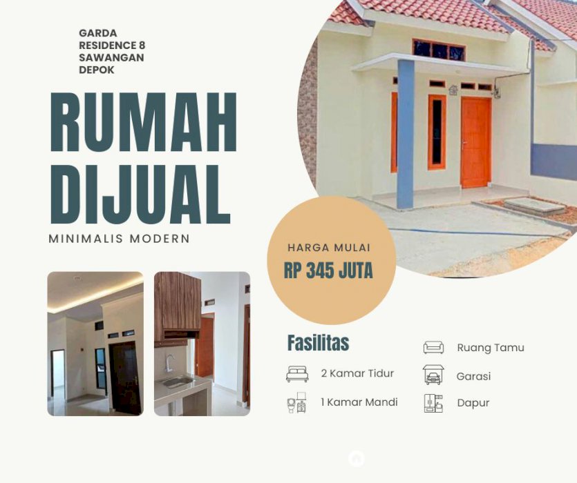 JUAL PERUMAHAN GARDA RESIDENCE 8 SAWANGAN DEPOK