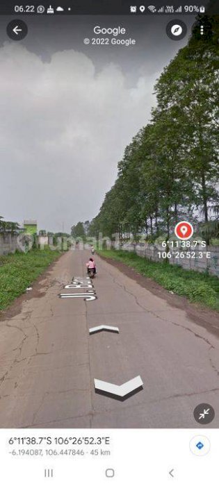 Lahan Peruntukan Industri Jl. Baru, Balaraja, Tangerang, Banten