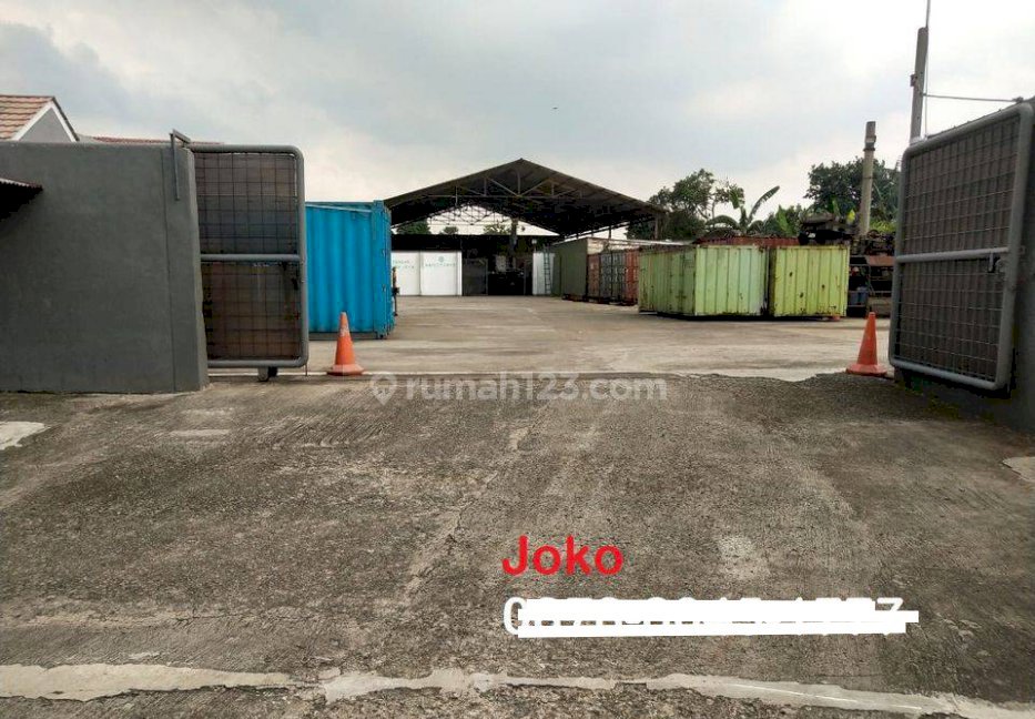 Kantor Gudang Ex Workshop Hitung Tanah di Jalan Utama Jatiasih