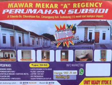 Di Jual Rumah Bersubsidi Lokasi Bandung Timur