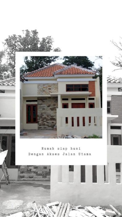 RUMAH KPR SIAP HUNI AKSES DEKAT STASIUN DAN TOLL SAWANGAN