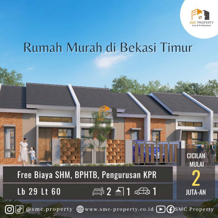 RUMAH MURAH LOKASI STRATEGIS BEKASI TIMUR