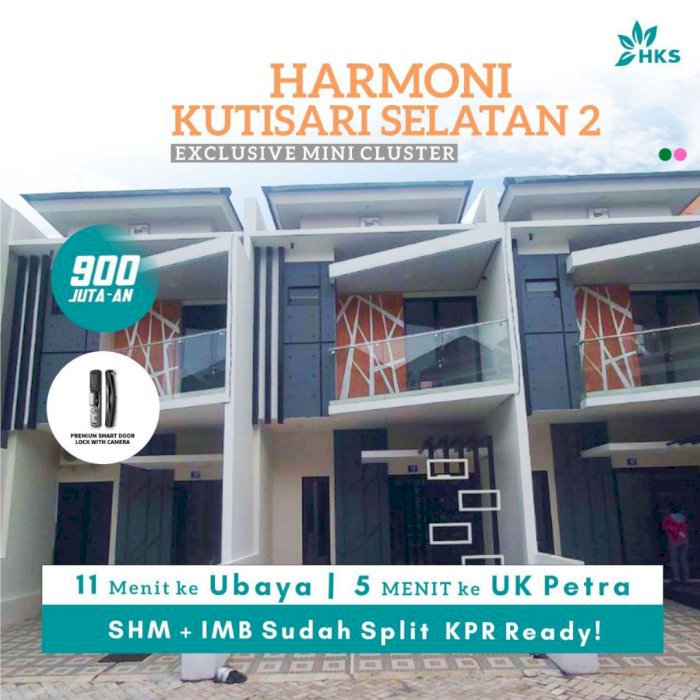 Perum Harmoni Kutisari Selatan | Rumah Surabaya dekat kampus petra