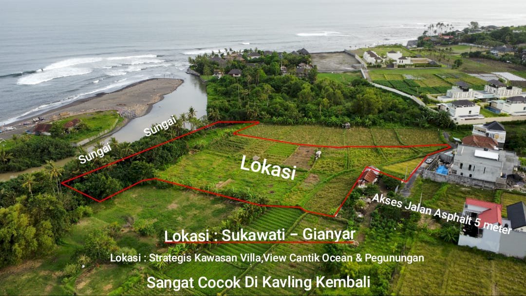Jual lahan los sungai wos pantai ketewel idabagus sumantra