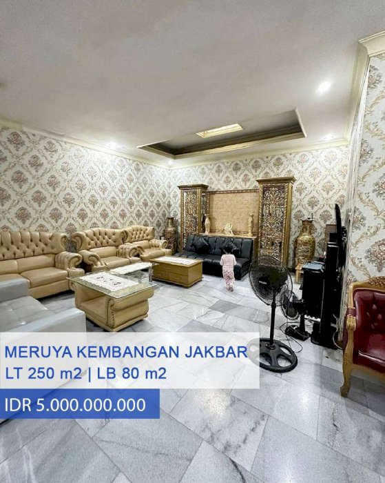 Dijual Rumah Bagus di Komplek Meruya Ilir, Kembangan, Jakarta Barat