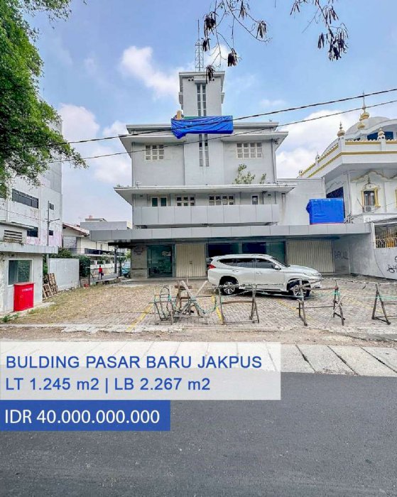 Gedung / Mini Building Rumah Sakit di Pasar baru, Jakarta Pusat
