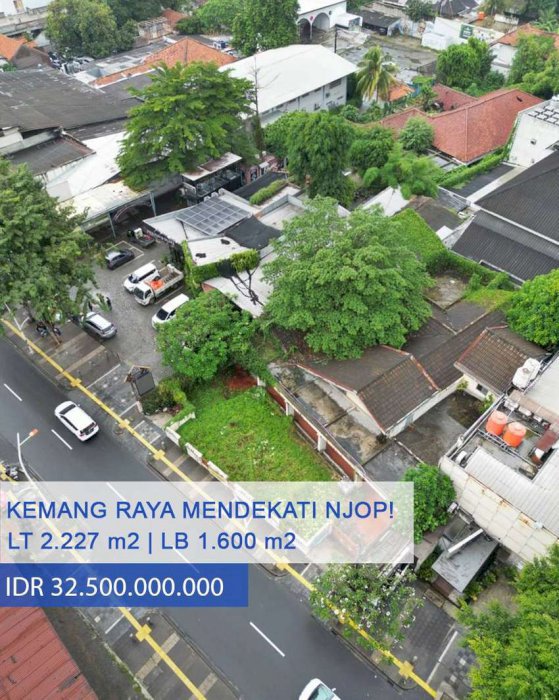 Rumah Hitung Tanah Mendekati NJOP di Jl Kemang Raya, Jakarta Selatan
