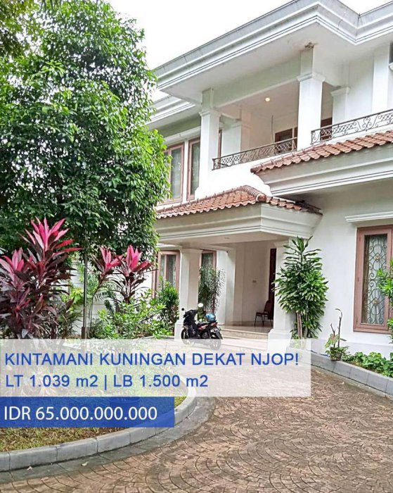 Rumah Mewah Hampir NJOP di Jl. Kintamani Kuningan, Jakarta Selatan