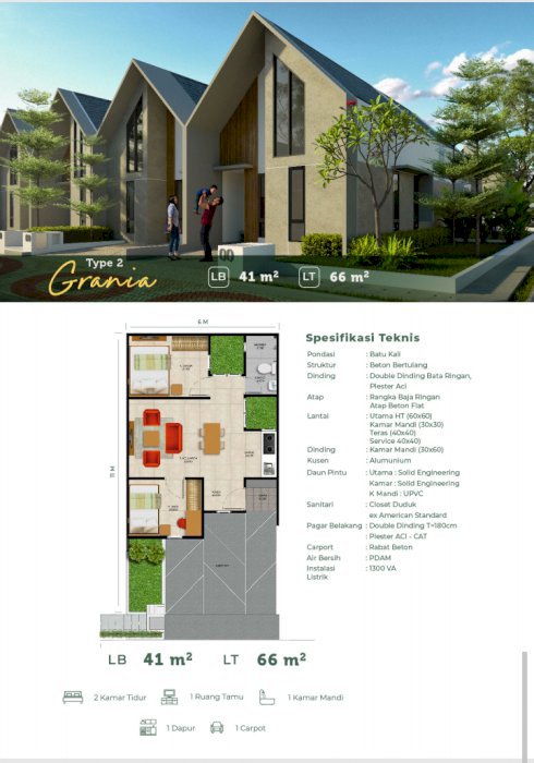 DI JUAL RUMAH STRATEGIS DI PERUMAHAN KARTIKA RESIDENSE KARAWANG