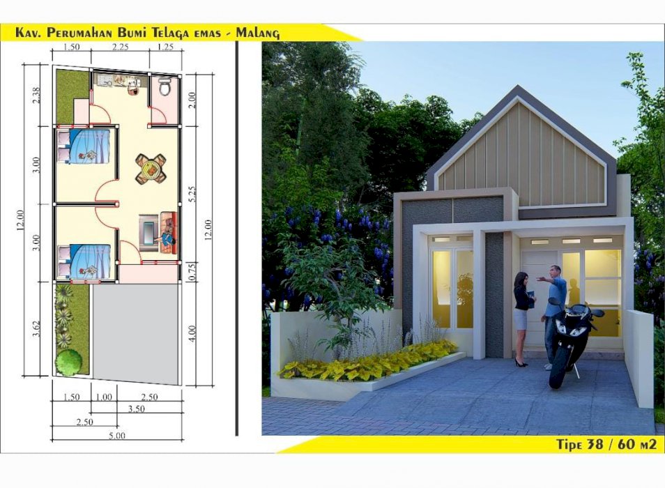 Tinggal 1Unit siap Bangun di tlogomas kota Malang