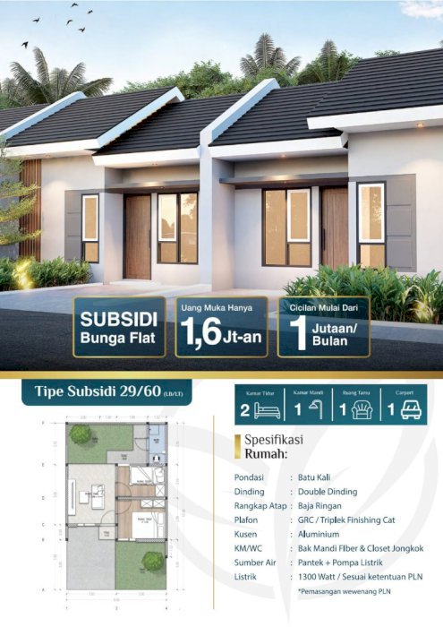 Rumah Sultan harga merakyat