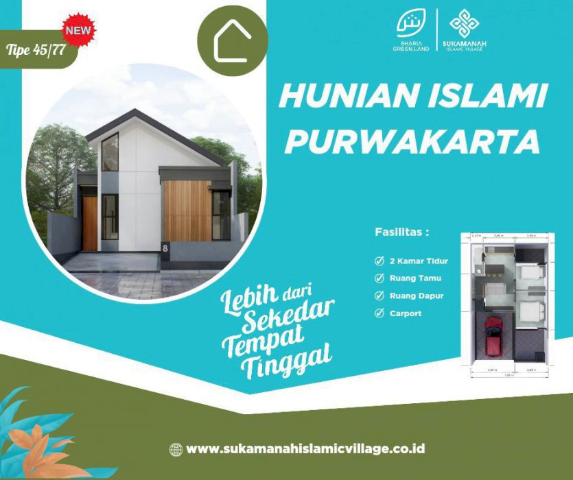 Rumah Purwakarta Desain Elegan dengan Sentuhan Islami