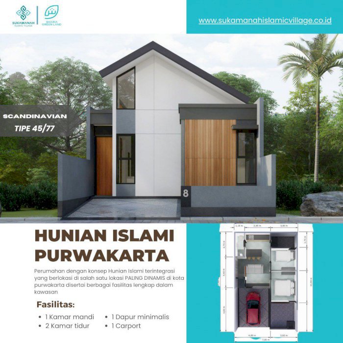 Rumah Purwakarta Lingkungan Nyaman dan Asri
