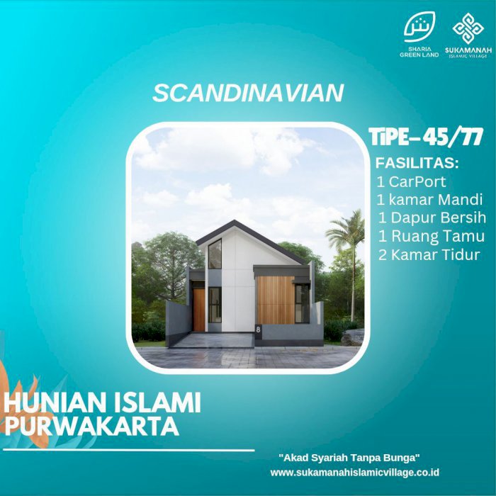 Rumah Purwakarta View Sawah Hijau Nan Asri