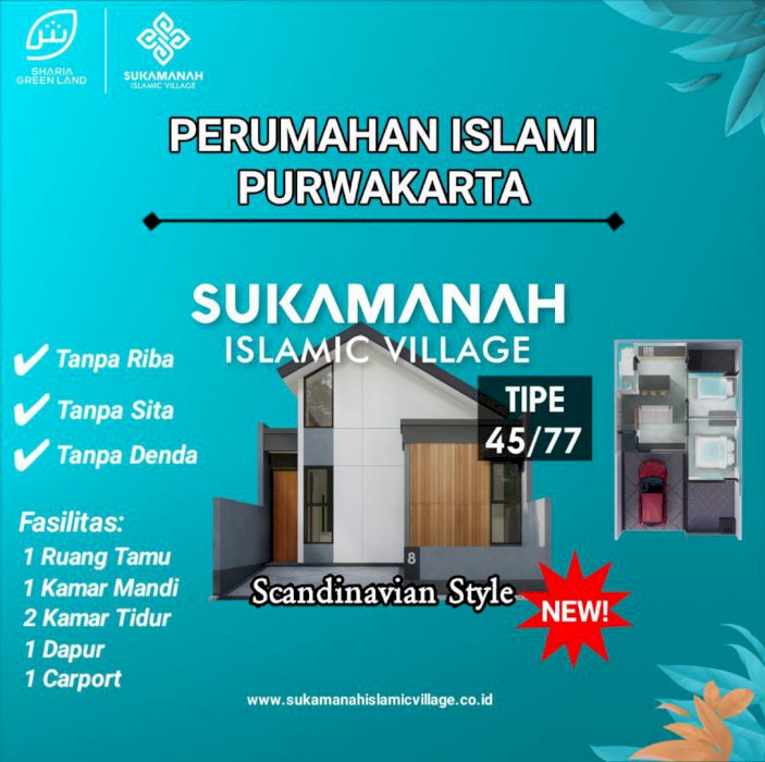 Rumah Purwakarta Nuansa Islami yang Menenangkan