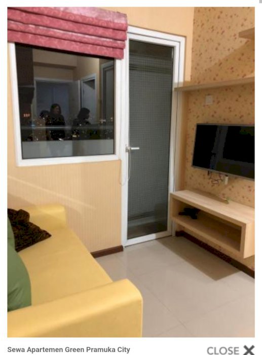 Disewa Apartemen Green Pramuka type 2 bedroom tower atas mall