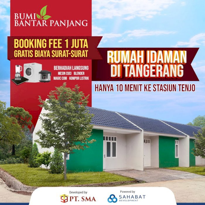 DI JUAL RUMAH STRATEGIS DI TIGARAKSA TANGERANG BANTEN