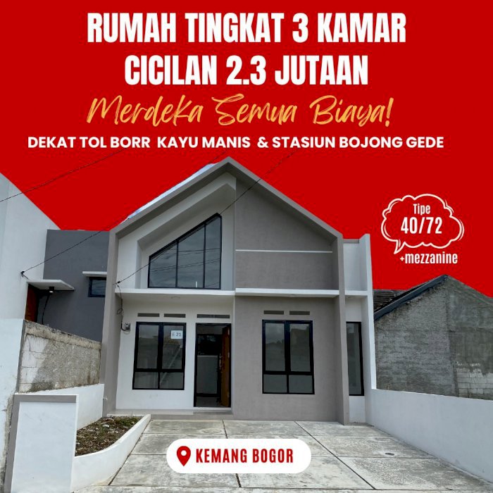 Rumah bernuansa sejuk di selatan bogor