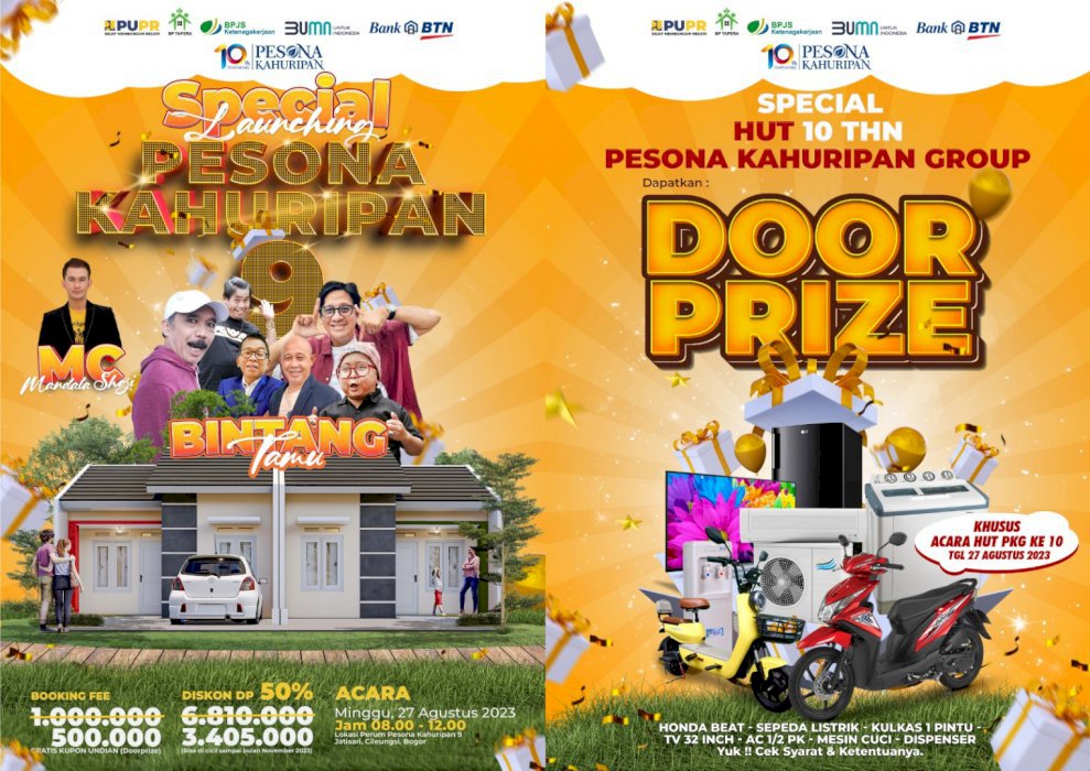 Rumah Subsidi Rasa Komersil  booking 500rb aja