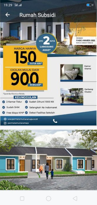 Rumah Subsidi menarik Pemirsa