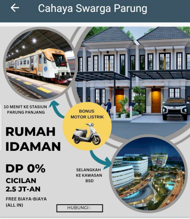 Rumah cantik di selatan Tangsel