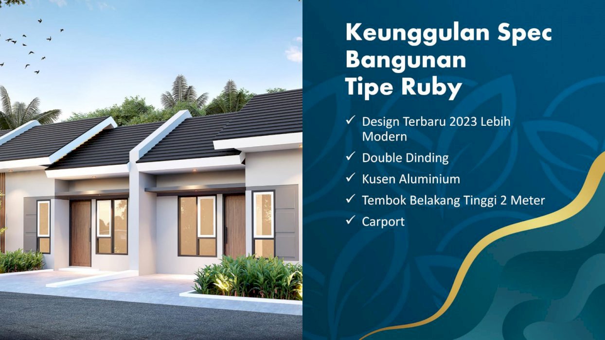 Hunian Rumah Modern Cicilan Subsidi