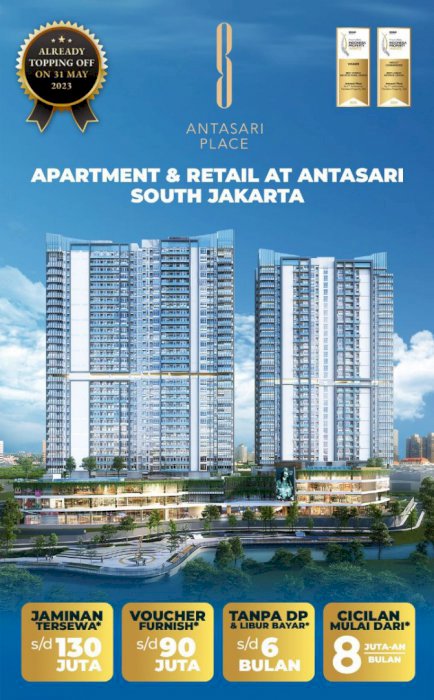 DIJUAL APARTMENT ANTASARI SOUTH JAKARTA SELATAN