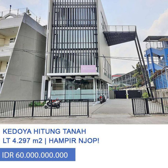 Gedung Perkantoran Hitung Tanah di Jl Surya Mandala, Kedoya