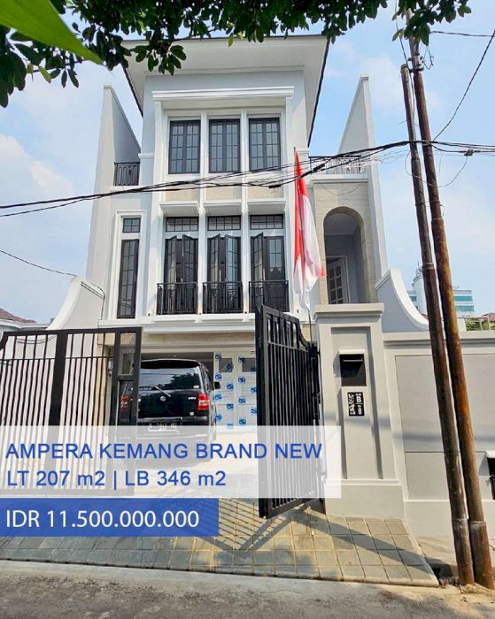 Dijual Rumah Brand New di Ampera Kemang, Jakarta Selatan