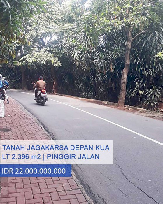 Dijual Tanah di Jl Sirsak Depan Kantor KUA Jagakarsa, Jakasel