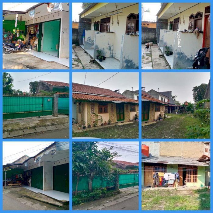 Dijual tanah+bangunan harga murah lokasi pinggir jalan raya jatimulya