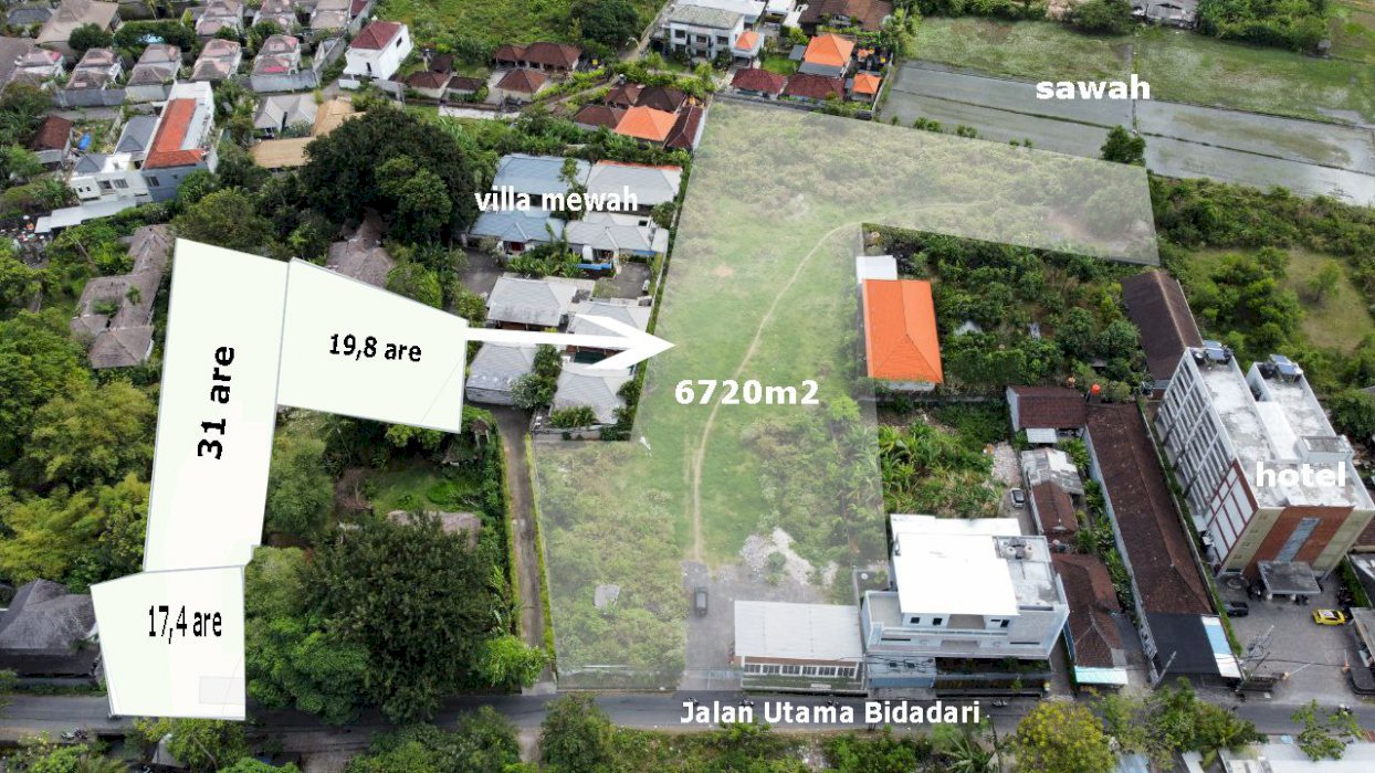 JUAL TANAH MURAH DI BIDADARI SEMINYAK