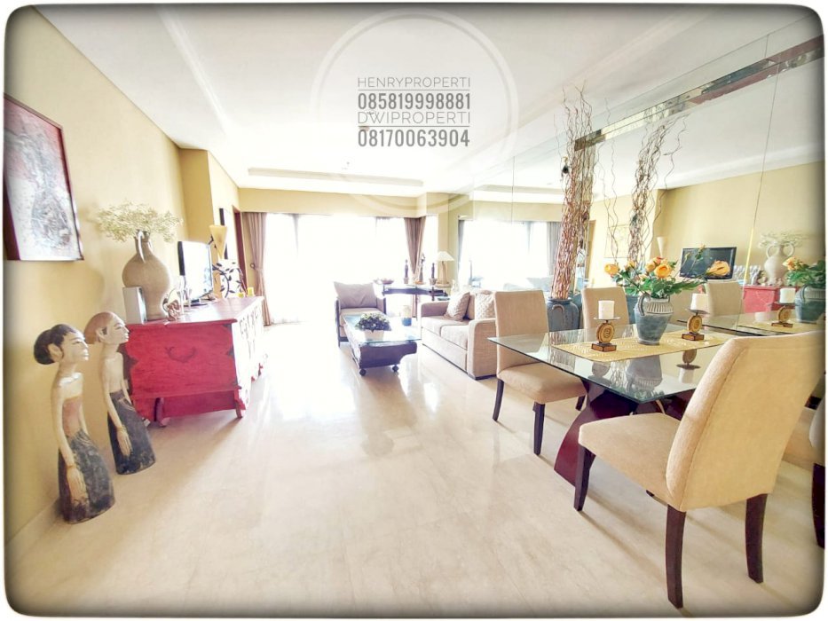 Dijual Permata Hijau Residence Unit 3+1 Mid Fl City dan Pool View