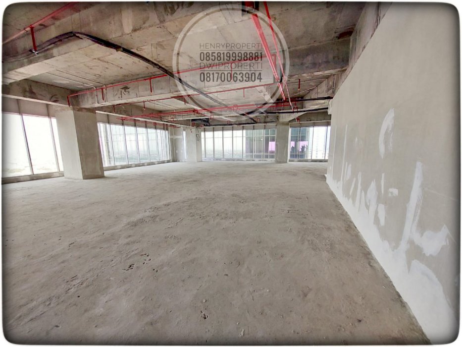 Disewakan Office Space Gold Coast View Laut dan City Lantai Rendah